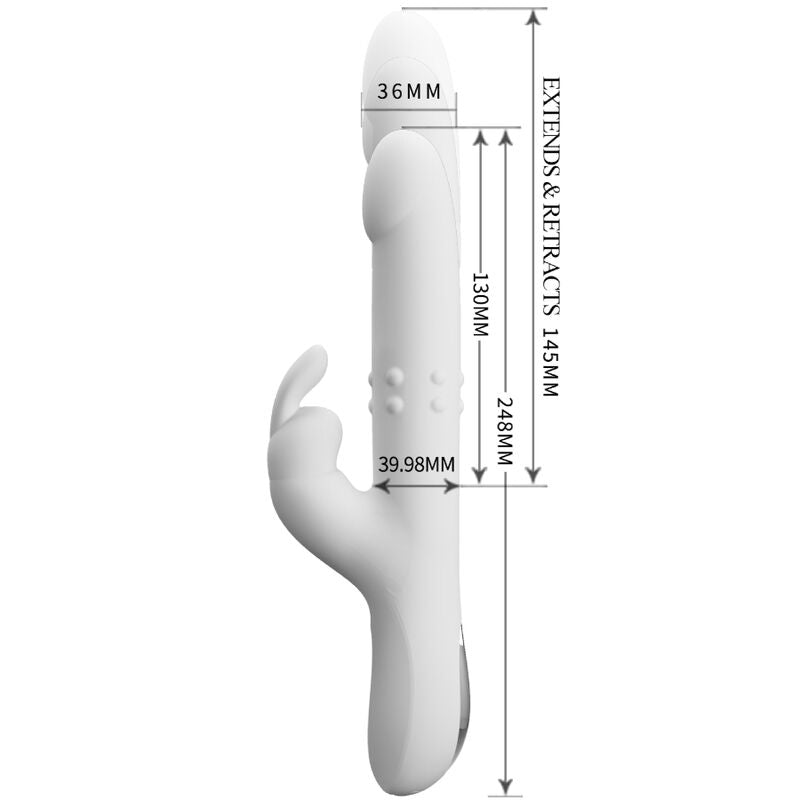 PRETTY LOVE - VIBRADOR ROTADOR PLATA DE REESE