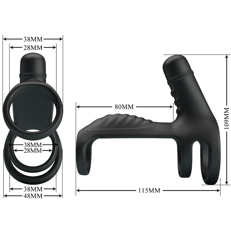 PRETTY LOVE - SOFT ELASTIC SILICONE EXTENSION SLEEVE