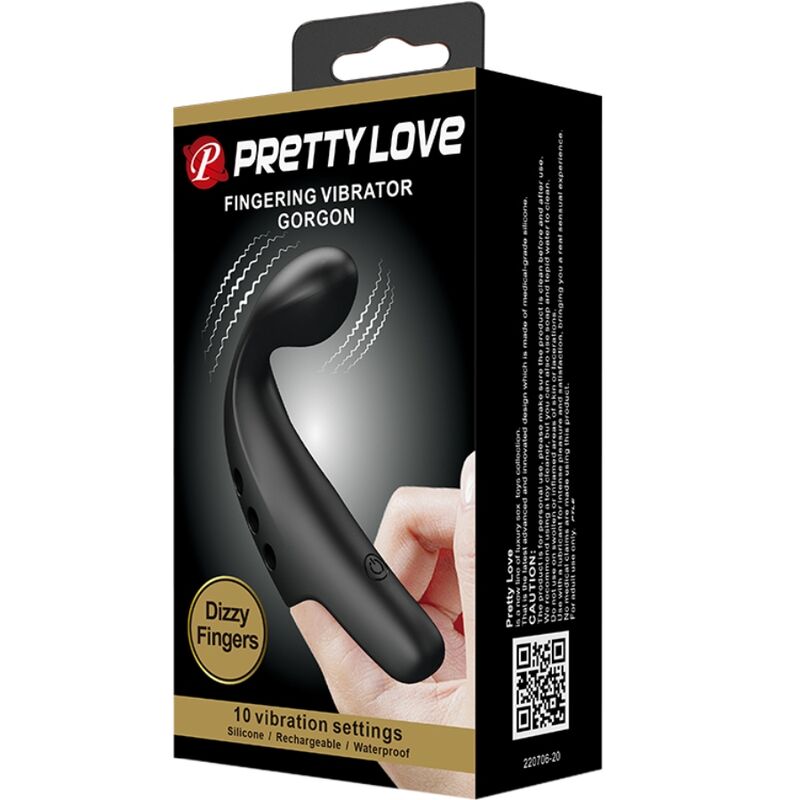DEDAL VIBRADOR NEGRO GORGONA