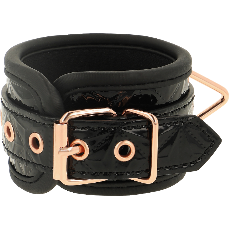 COQUETTE CHIC DESIRE - BLACK EDITION CUFFS WITH NEOPRENE LINING