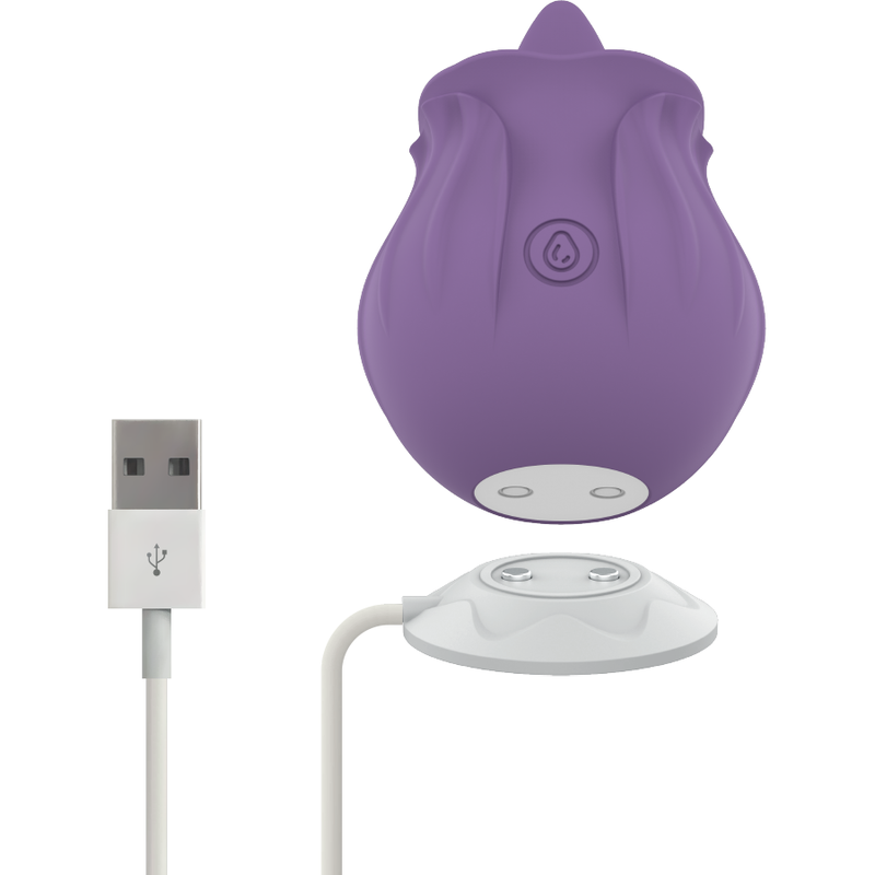 VIOLET CLITORIS STIMULATOR 10 VIBRATIONS LILS