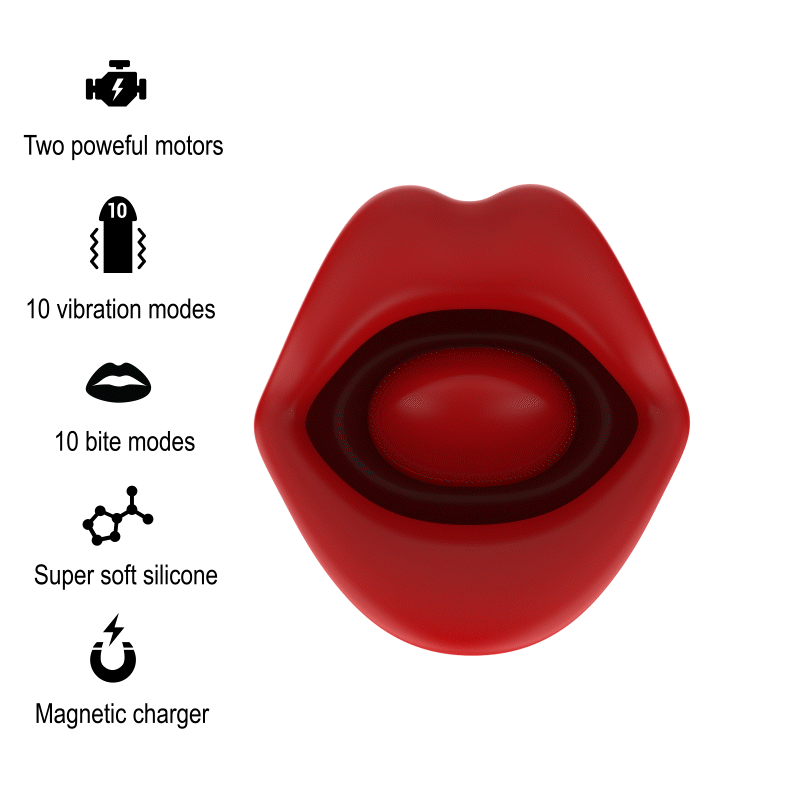 MIA - SICILY DOUBLE PLEASURE VIBRATING + BITING