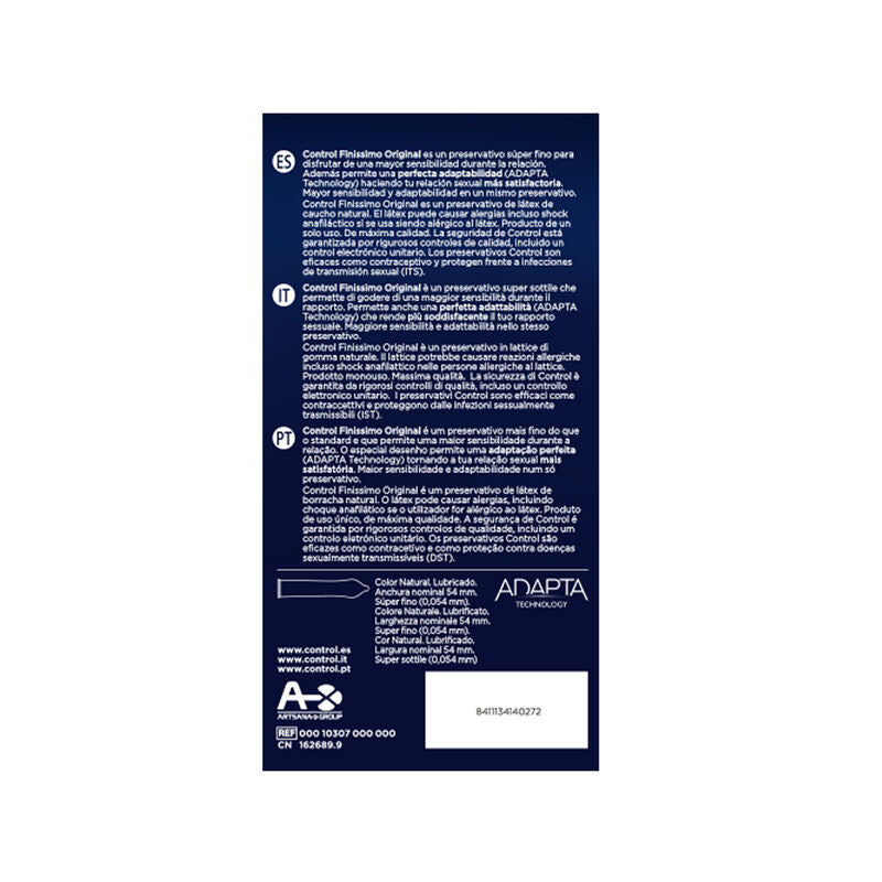 CONTROL - CONDONES FINOS 24 UNIDADES
