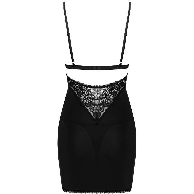 OBSESSIVE - MADERRIS CHEMISE &amp; THONG XL/XXL