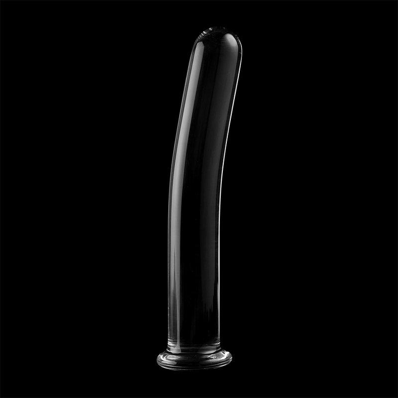 NEBULA SERIES BY IBIZA - MODEL 9 PINK BOROSILICATE GLASS DILDO 15.5 CM -O- 2.5 CM