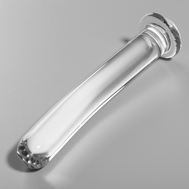 NEBULA SERIES BY IBIZA - MODEL 9 PINK BOROSILICATE GLASS DILDO 15.5 CM -O- 2.5 CM
