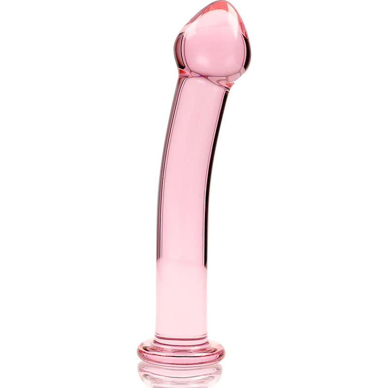 NEBULA SERIES BY IBIZA - MODEL 11 TRANSPARENT BOROSILICATE GLASS DILDO 16 CM -O- 3 CM