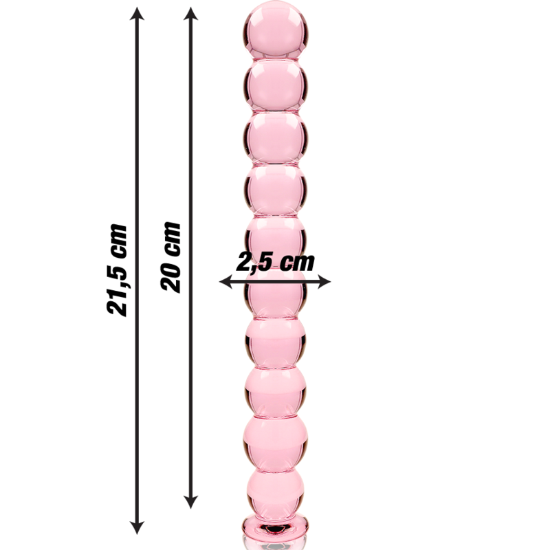 Glass Dildo Model 22 – NEBULA by Ibiza (21.5 cm x 2.5 cm)