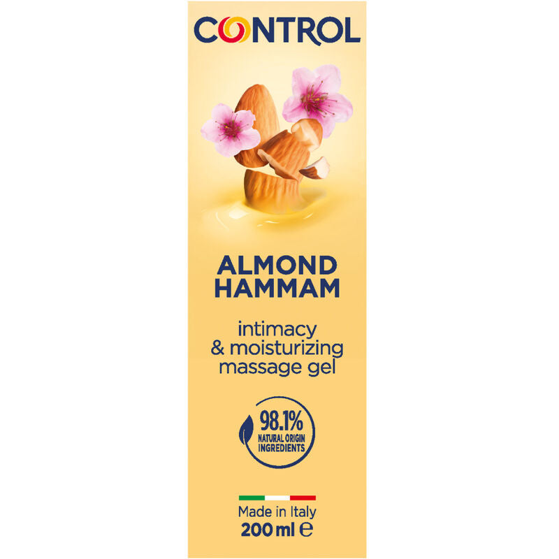 CONTROL - GEL DE MASAJE HAMMAM 3 EN 1 CON ALMENDRAS 200 ML