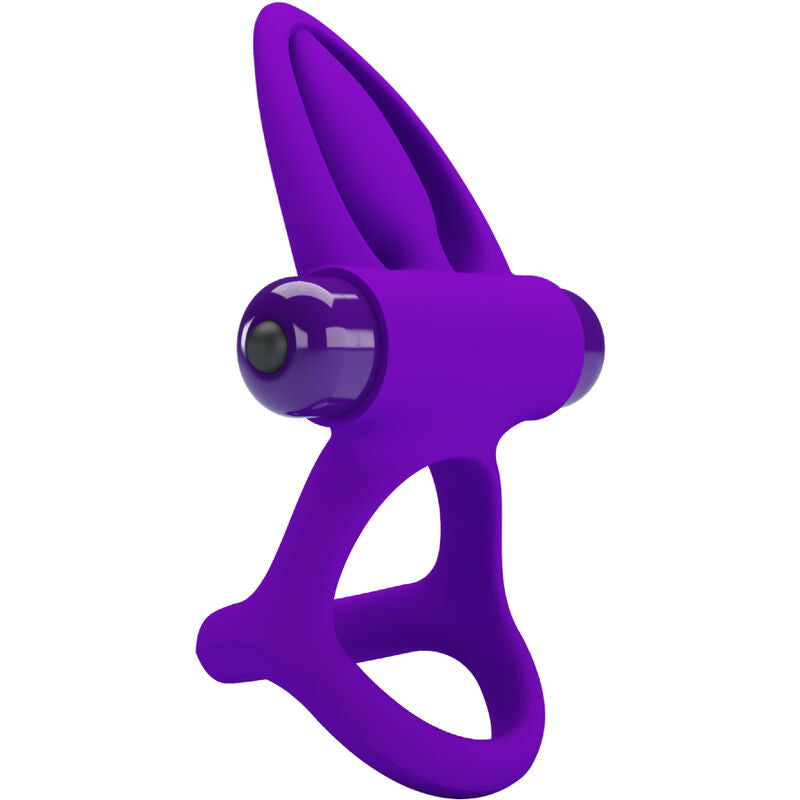 PRETTY LOVE - VIBRATING RING 10 VIBRATIONS PURPLE SILICONE
