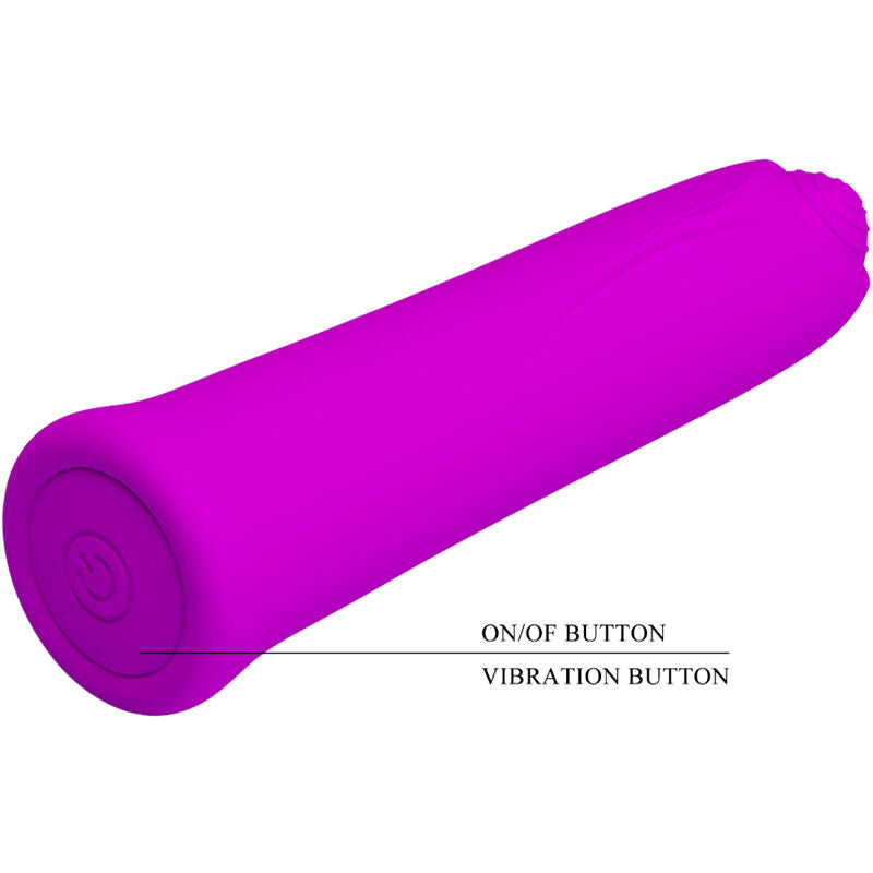 CURTIS MINI SUPER POWER VIBRATOR 12 VIOLET SILICONE VIBRATIONS