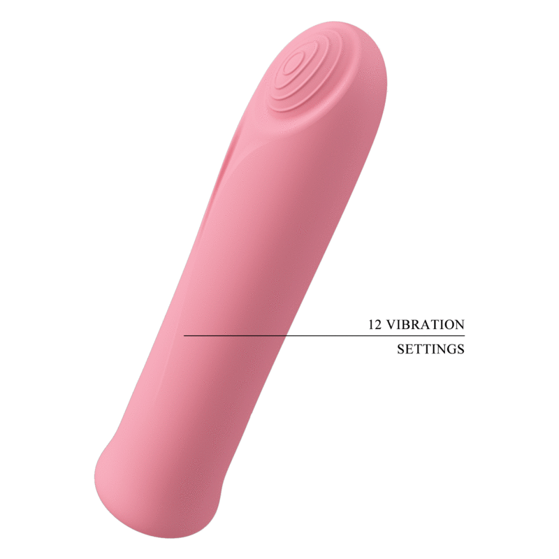 CURTIS MINI SUPER POWER VIBRATOR 12 PINK SILICONE VIBRATIONS
