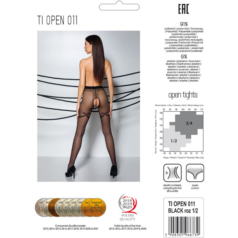PASSION - TIOPEN 011 BLACK PANTS 1/2 20 DEN