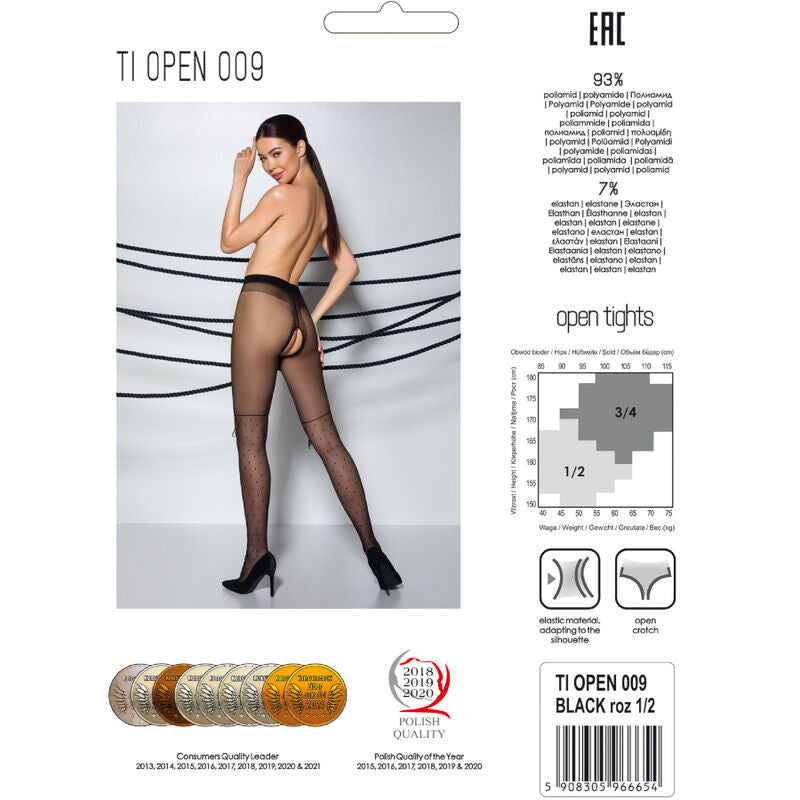 PASSION - TIOPEN 009 BLACK PANTS 3/4 20 DEN