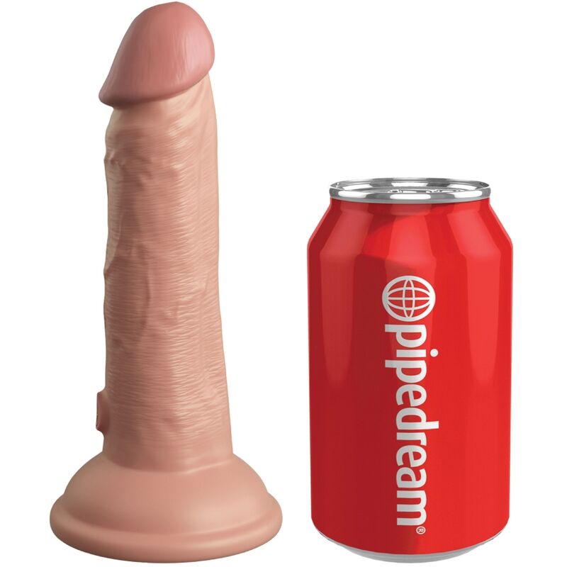 KING COCK - VIBRADOR ELITE REALISTA DE SILICONA 15,2 CM