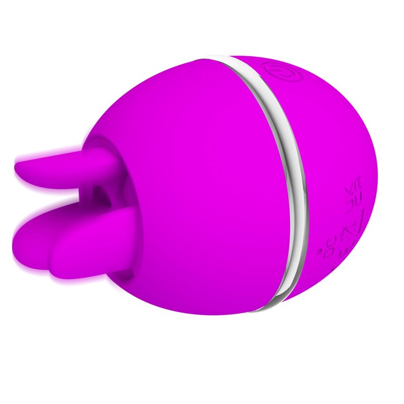 PRETTY LOVE - PURPLE ROUND SILICONE VIBRATOR GEMINI BALL