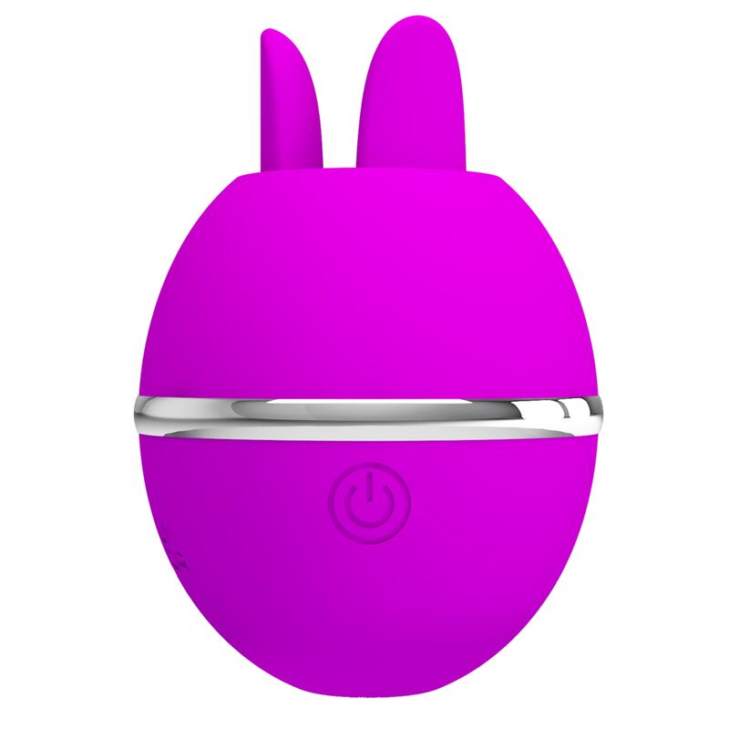 PRETTY LOVE - PURPLE ROUND SILICONE VIBRATOR GEMINI BALL