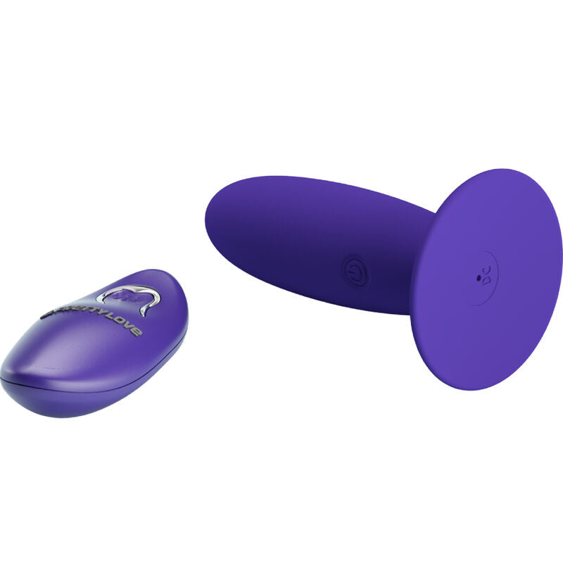 PRETTY LOVE - YOUTH ANAL PLUG VIBRATOR REMOTE CONTROL VIOLET