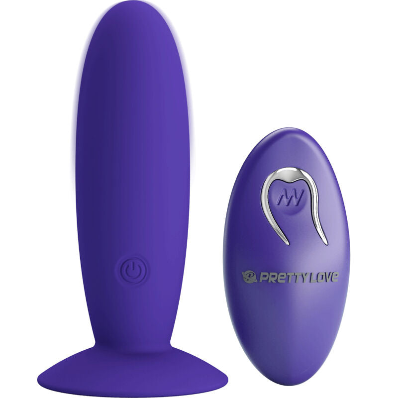 PRETTY LOVE - YOUTH ANAL PLUG VIBRATOR REMOTE CONTROL VIOLET