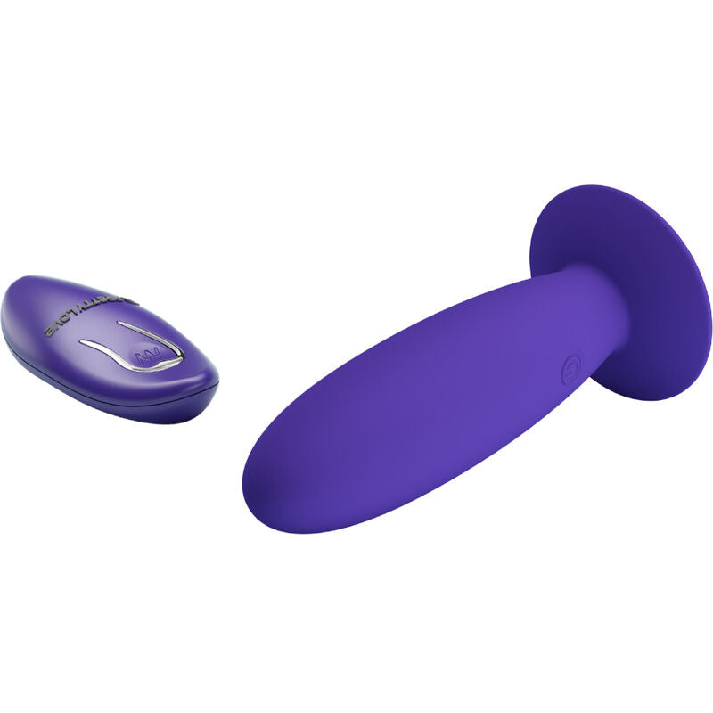 PRETTY LOVE - YOUTH ANAL PLUG VIBRATOR REMOTE CONTROL VIOLET