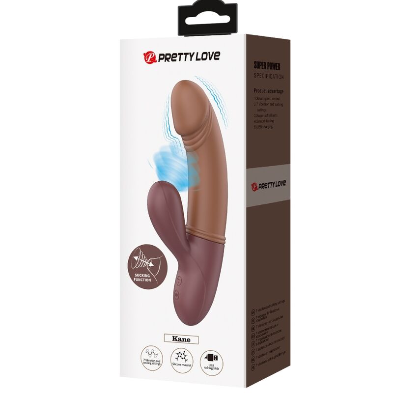 PRETTY LOVE - VIBRATOR AND SUCKER KANE G-SPOT