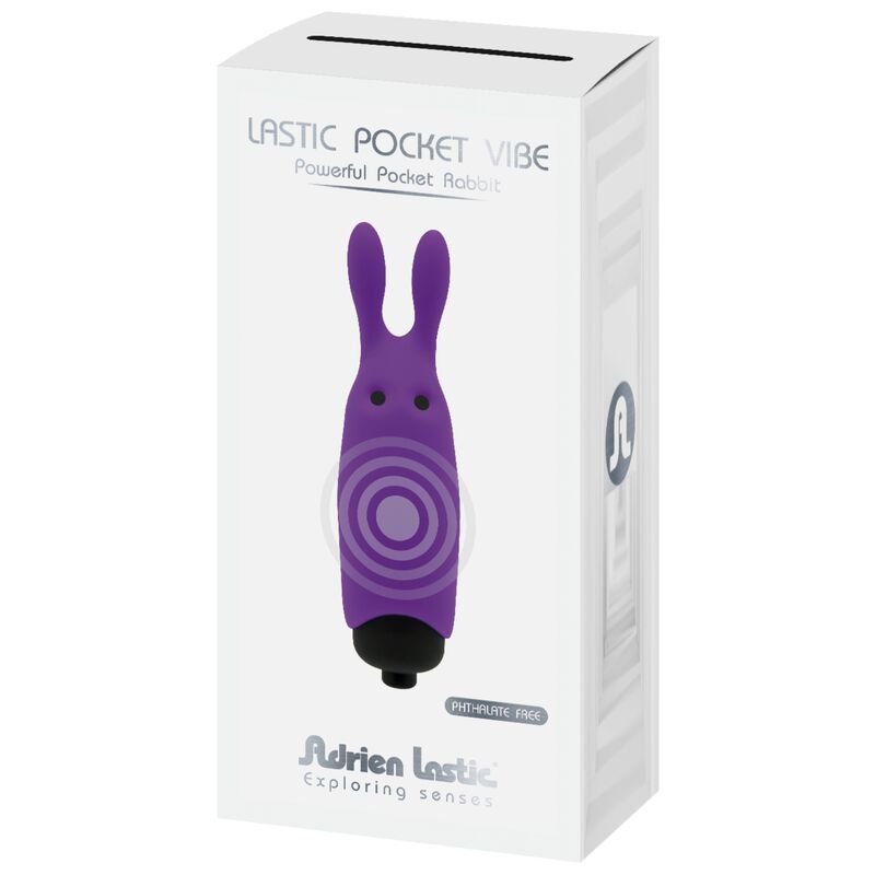 LASTIC POCKET VIOLET RABBIT VIBRATOR