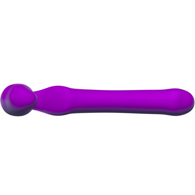 ADRIEN LASTIC - QUEENS FLEXIBLE STRAP-ON VIOLETA TALLA M