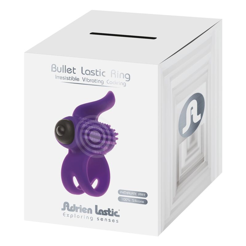 ADRIEN LASTIC - VIOLET VIBRATOR RING BULLET LASTIC VIOLET