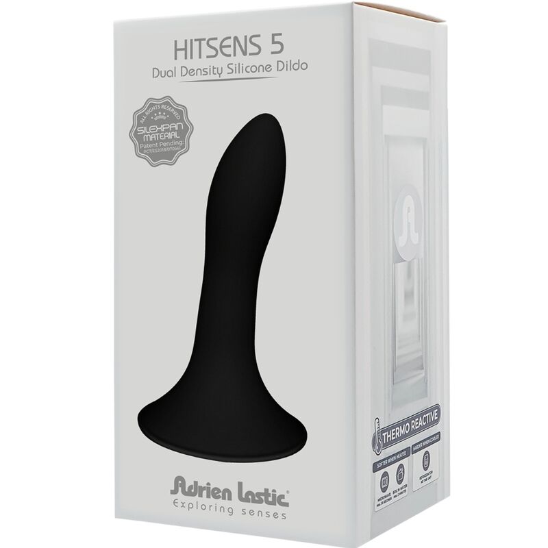 ADRIEN LASTIC - VIBRADOR HITSENS 5 SILICONA NEGRO