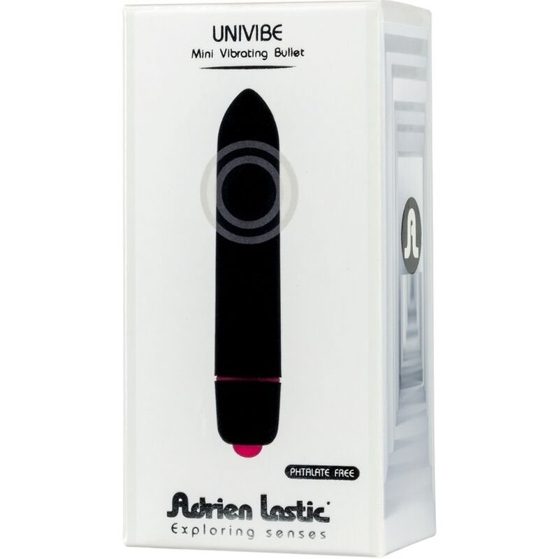 ADRIEN LASTIC - BALA VIBRADORA UNIVIBE MINI NEGRA