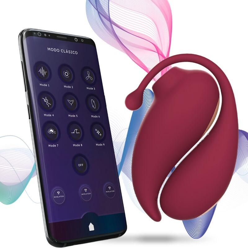 ADRIEN LASTIC - INSPIRATION CLITORIS SUCKER + VIBRATING RED EGG - FREE APP