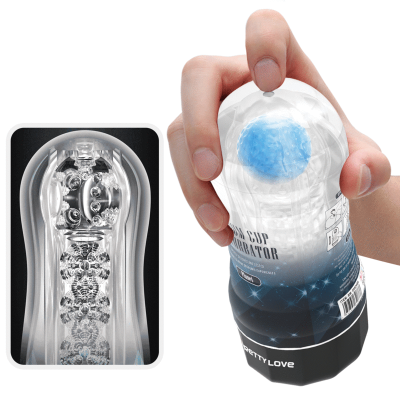 PRETTY LOVE - FUNDA PARA MASTURBADOR BLUE PLANET