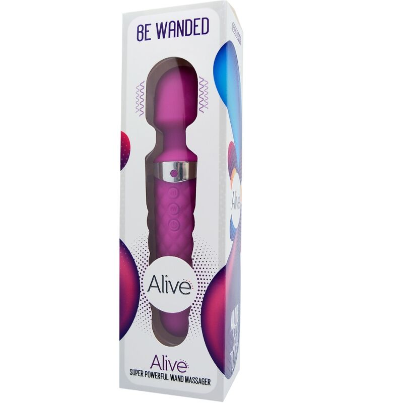 MASAJEADOR VIBRADOR ALIVE - BE WANDED