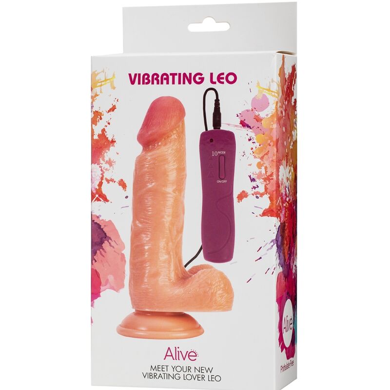 ALIVE - REALISTIC LEO PENIS VIBRATOR 17 CM