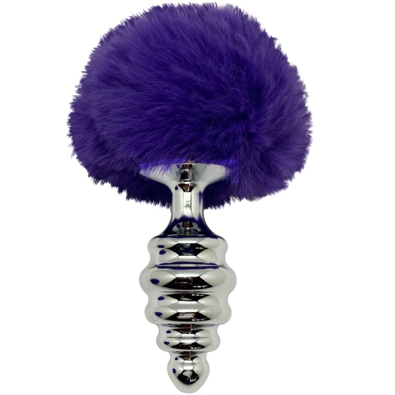 ALIVE - DARK VIOLET METAL SPIRAL ANAL PLEASURE PLUG SIZE S