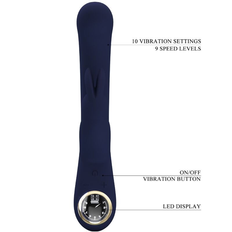 PRETTY LOVE - LAMAR RABBIT AND BLUE G-SPOT VIBRATOR