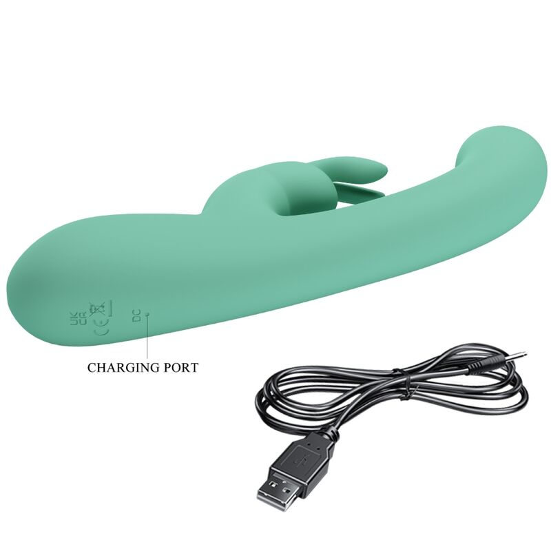 PRETTY LOVE - LAMAR RABBIT AND GREEN G-SPOT VIBRATOR