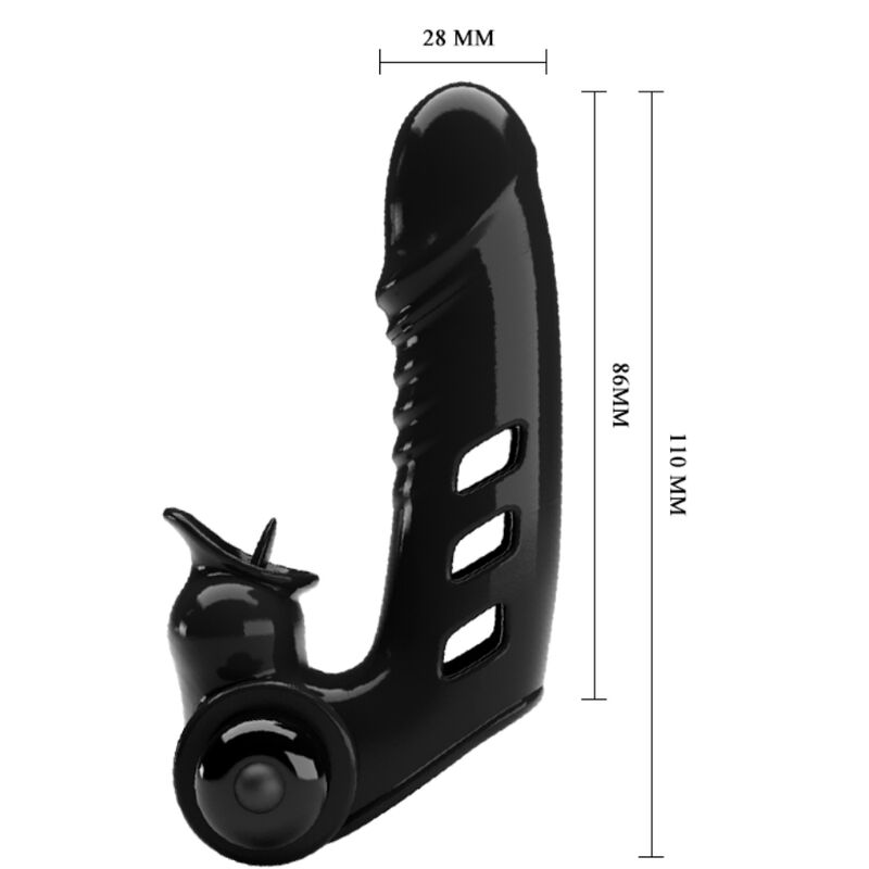 PRETTY LOVE - FUNDA PARA VIBRADOR DE DEDO CORBIN BLACK