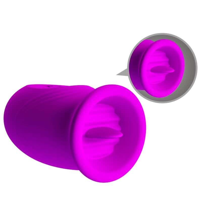 PRETTY LOVE - DAISY DUAL EGG PURPLE RECHARGEABLE VIBRATOR