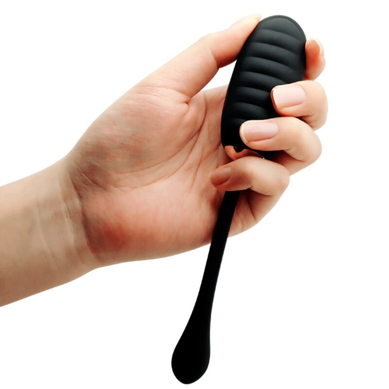 PRETTY LOVE - DOREEN LUXURY RECHARGEABLE EGG VIBRATOR BLACK REMOTE CONTROL