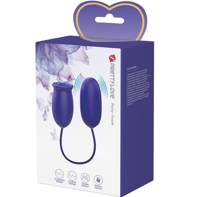PRETTY LOVE - DAISY YOUTH VIOLET RECHARGEABLE VIBRATING STIMULATOR