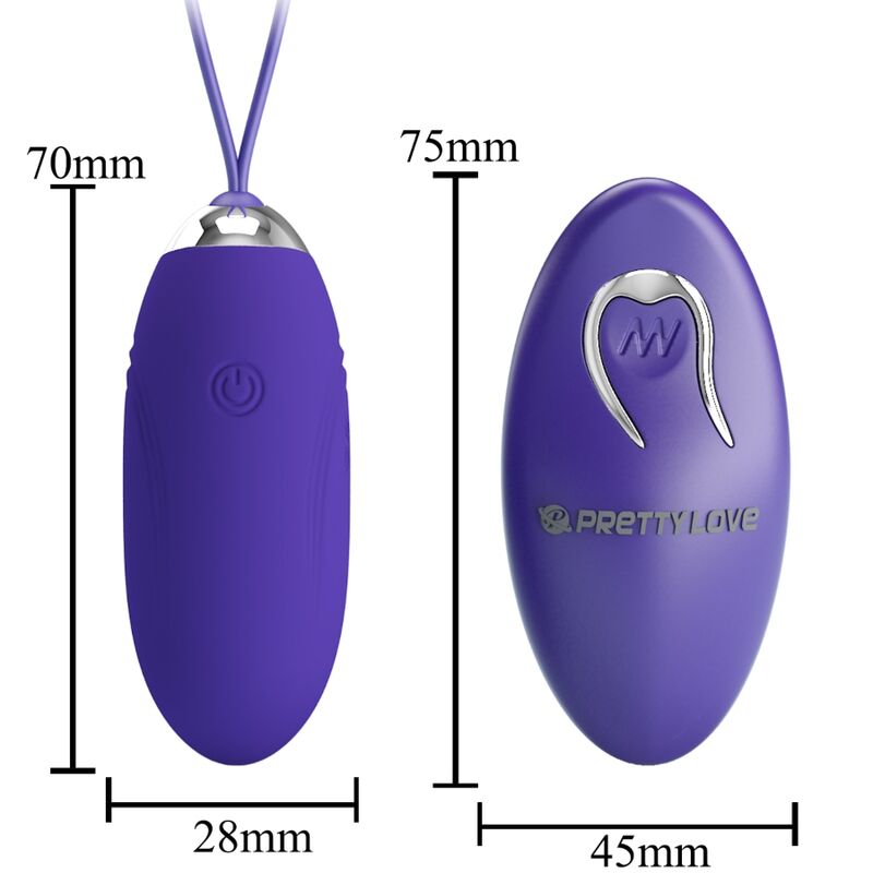 PRETTY LOVE - JENNY YOUTH VIOLATING EGG WITH REMOTE CONTROL VIOLET