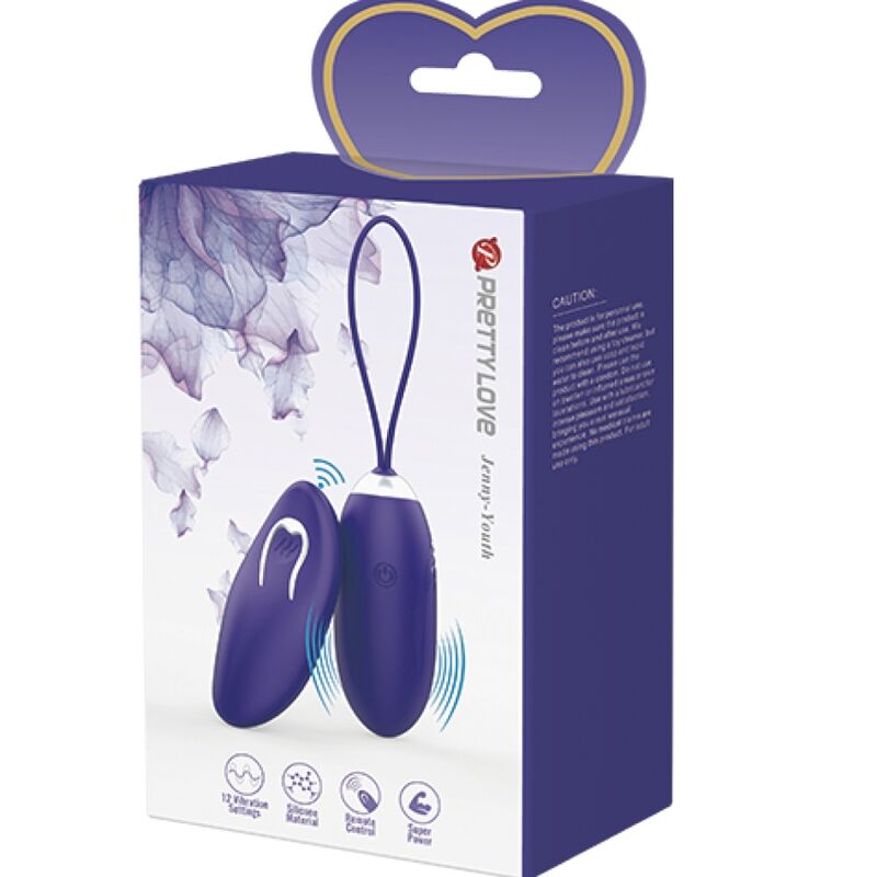 PRETTY LOVE - JENNY YOUTH VIOLATING EGG WITH REMOTE CONTROL VIOLET