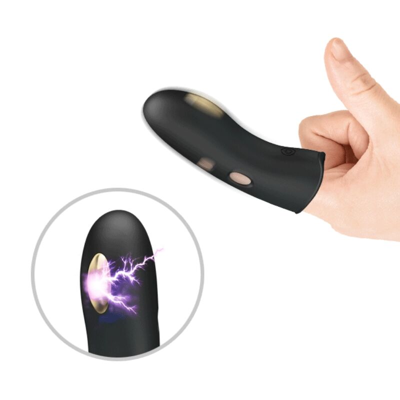PRETTY LOVE - FUNDA PARA DEDOS PARA ELECTROESTIMULADOR NEGRO MARICO