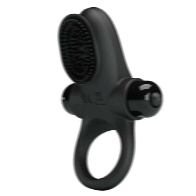 PRETTY LOVE - BLACK VIBRATING PENIS RING II