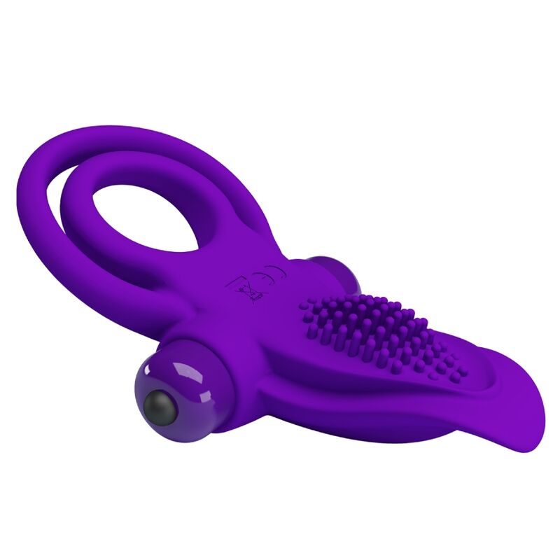 PRETTY LOVE - ANILLO VIBRADOR PARA EL PENE PÚRPURA