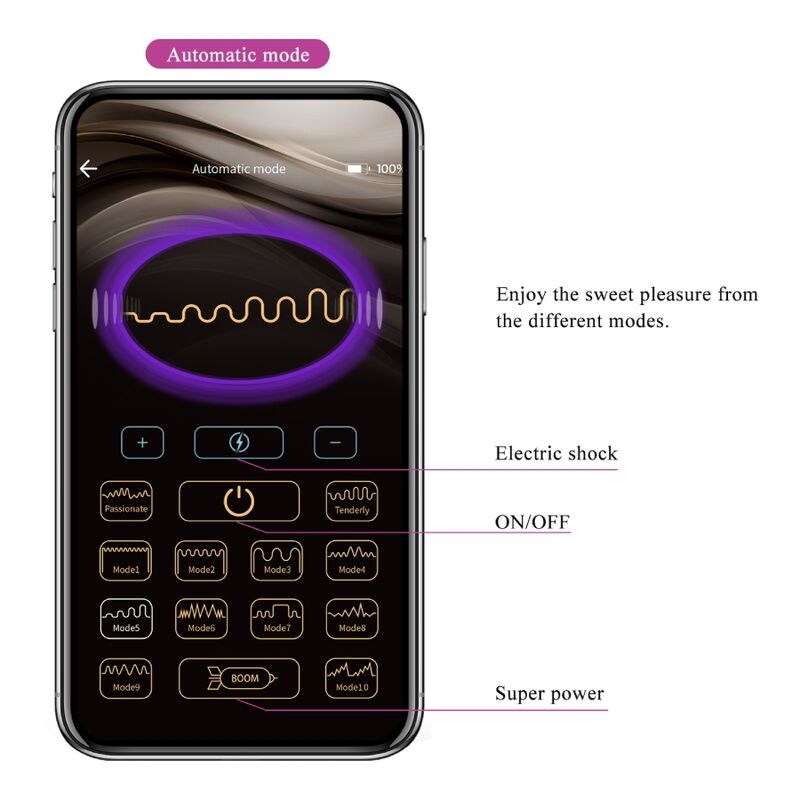 PRETTY LOVE - PLUG ANAL CONTROLADO POR APLICACIÓN JEFFERSON BLACK
