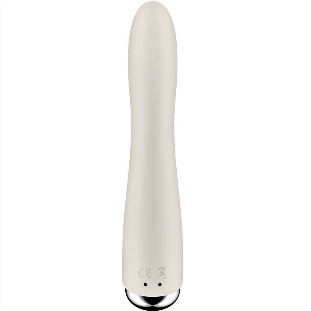 SATISFYER - BEIGE ROTATOR VIBRATOR SPINNING VIBE 1 G-SPOT BEIGE