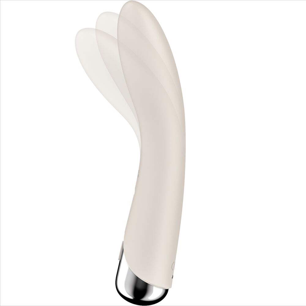 SATISFYER - BEIGE ROTATOR VIBRATOR SPINNING VIBE 1 G-SPOT BEIGE