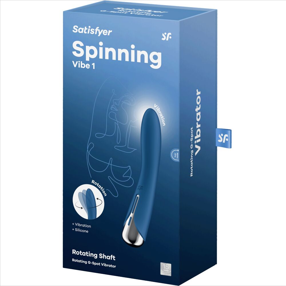 SATISFYER - BEIGE ROTATOR VIBRATOR SPINNING VIBE 1 G-SPOT BEIGE